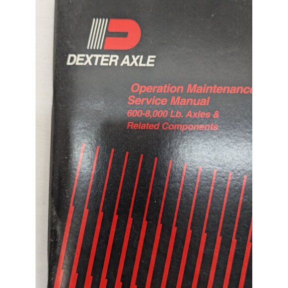 Dexter Axle Operation Maintenance Service Manual 600-8,000 Lb Axels 2003 - Picture 2 of 6